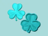Three Leaf Clover Mold - Silicon Maker Template-0