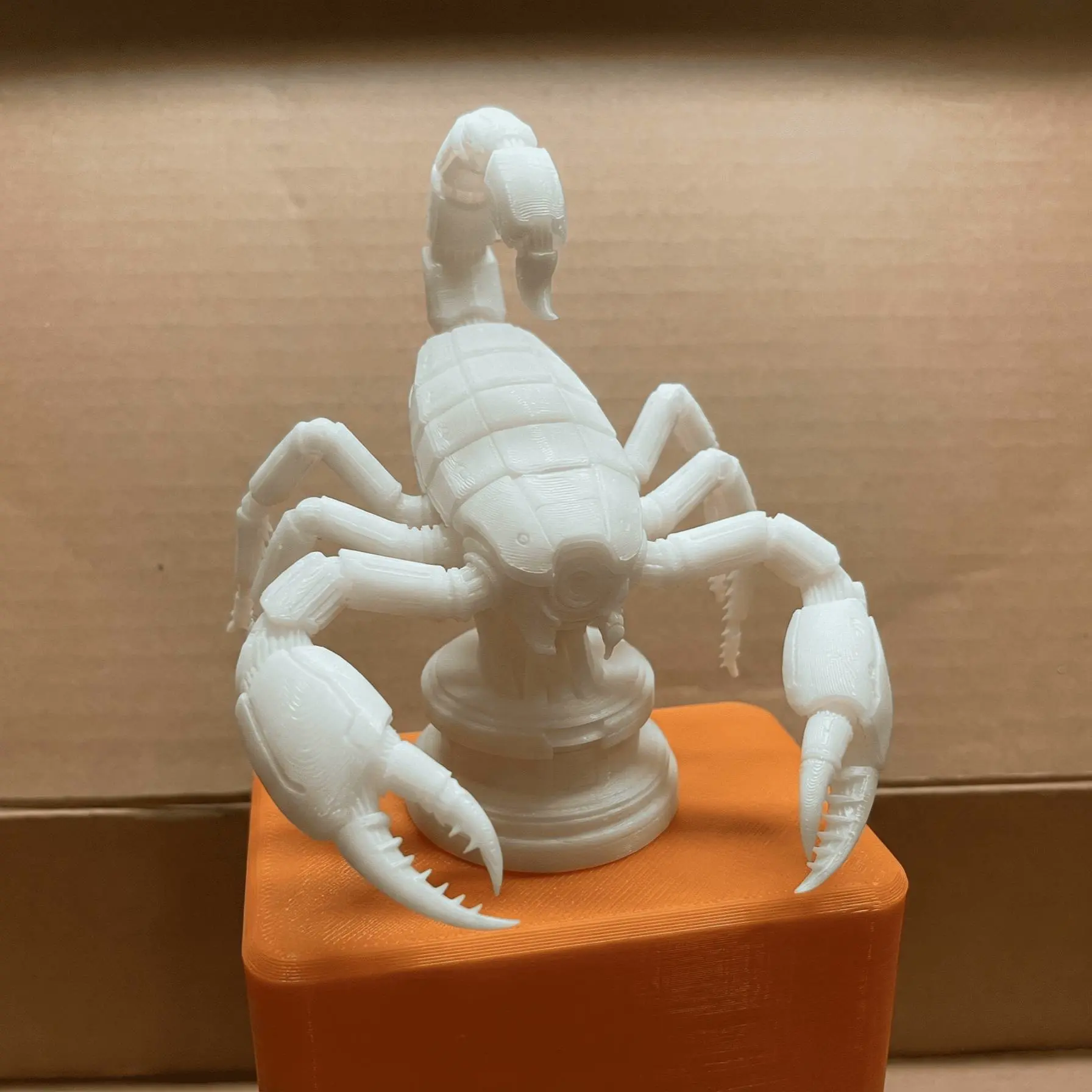 Mecha Scorpio statue