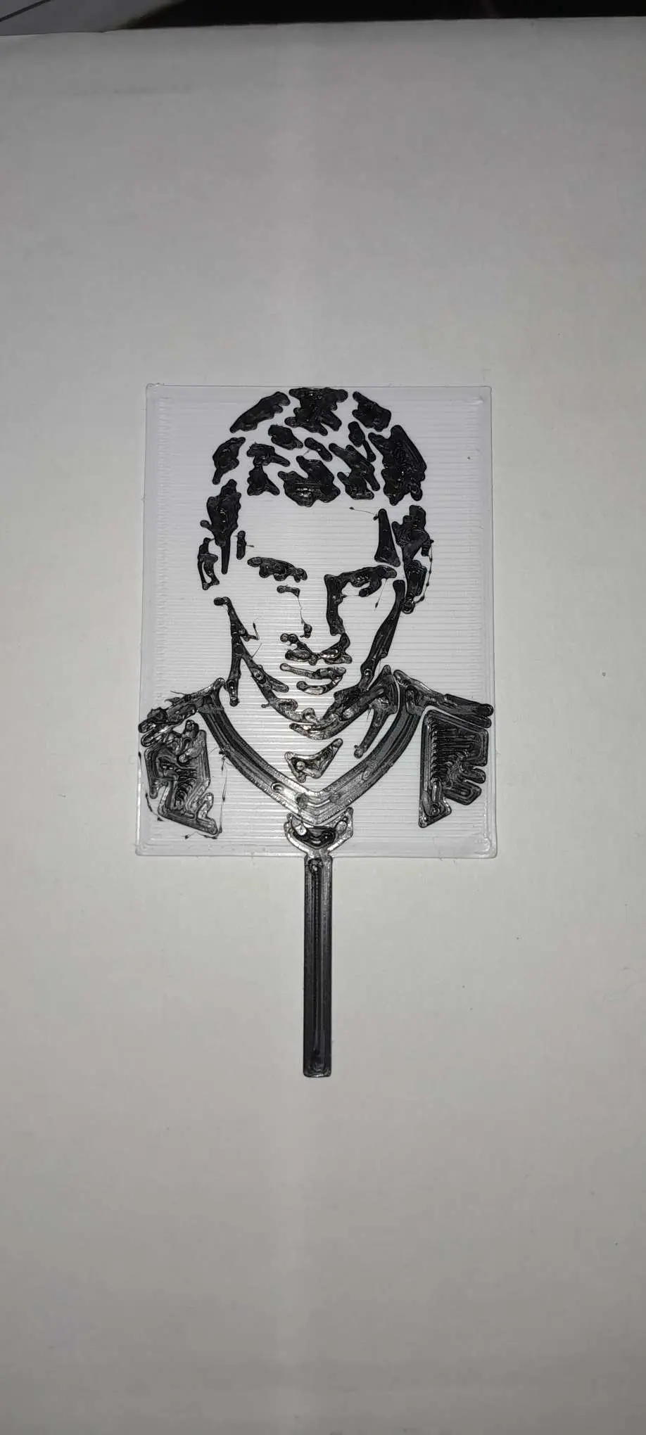 Messi Portrait Cake cup cake topper