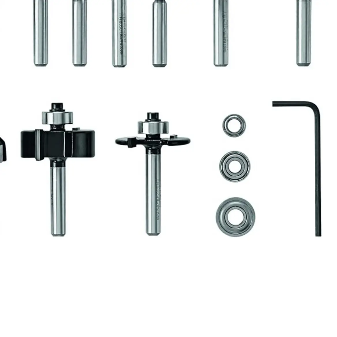 Mini Router Bit Bearing gratuit Tools & Spare Parts STL Téléchargement - Bearing adapter for ...