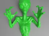 3D ALIEN WALL ART - PERFECT FOR HALLOWEEN! - *SUPPORT FREE*-2