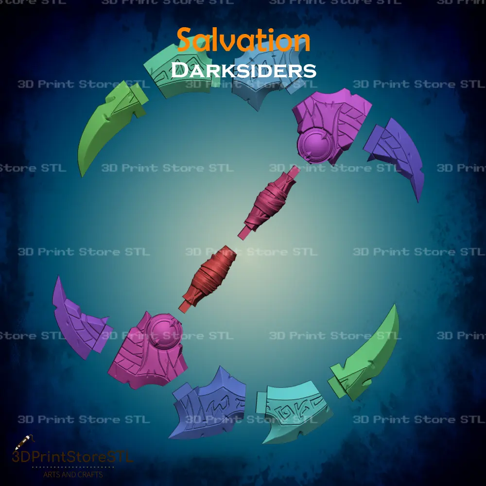 Salvation Cosplay Darksiders - STL Dosyası