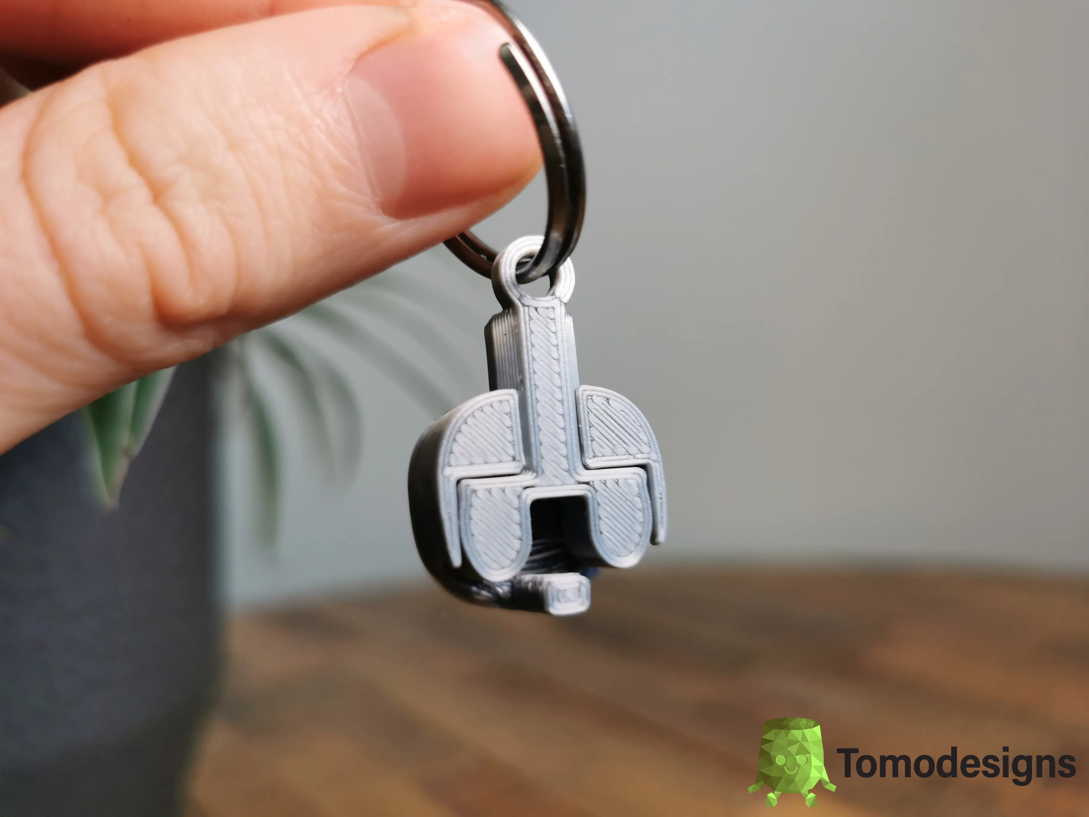 Mini Flip Cat Ears Keychain