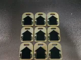 House Keychain with NFC tag pause-0