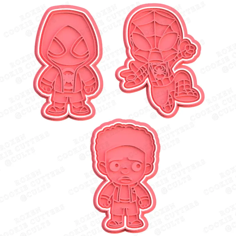 Spider-Man Miles Morales Ausstechformen 3er Set