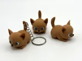 Tiny Cute Chihuahua with Keychain-2