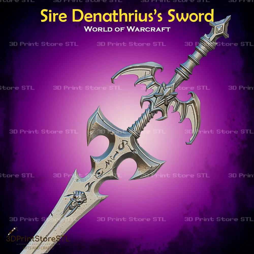 Sire Denathrius Sword Cosplay World Of Warcraft - STL File