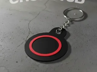 Circle button keychain - Playstation