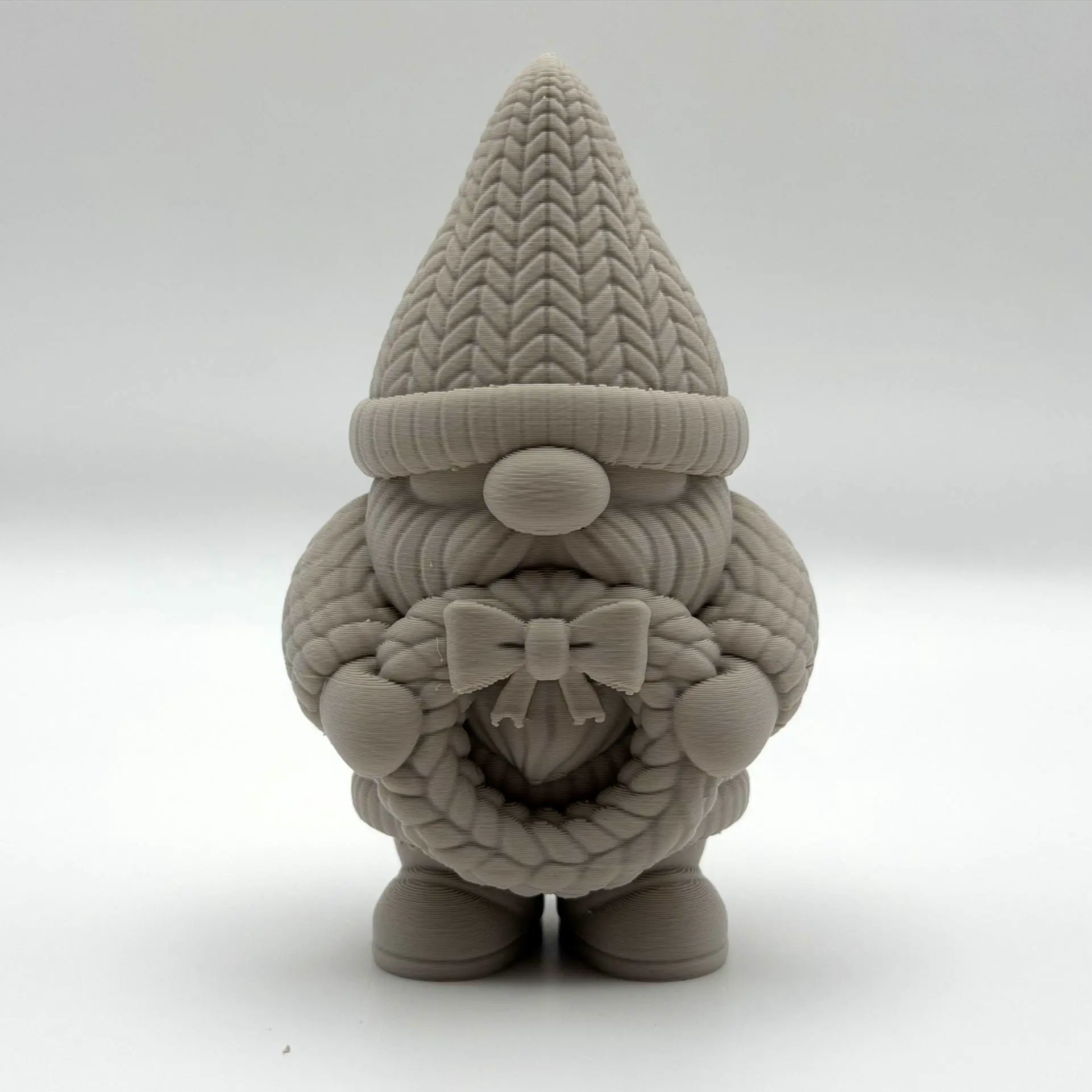 Knitted Wreath Gnome