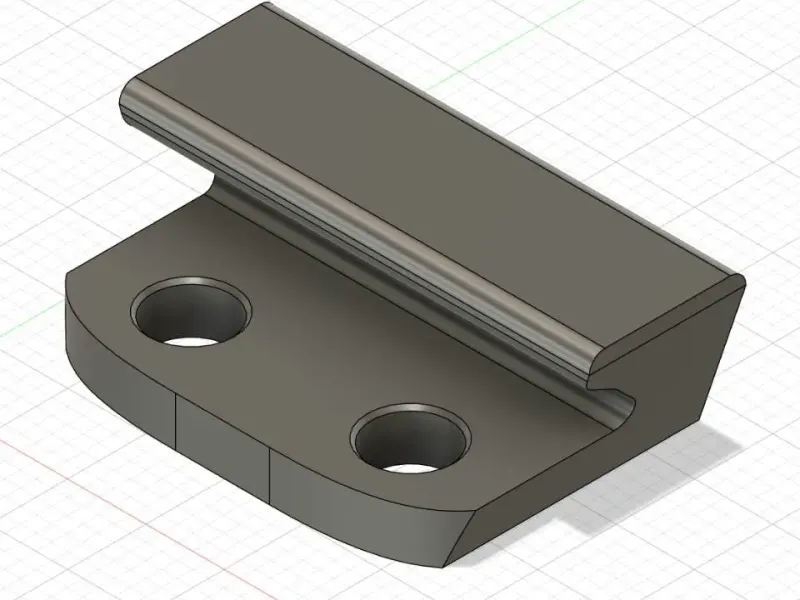 Low Profile Cupboard Door Grip