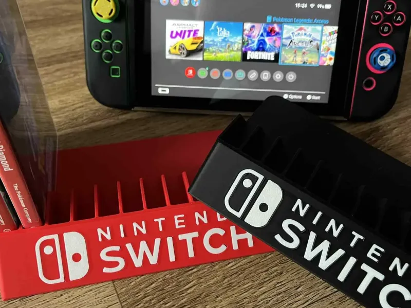 ロゴ付きNintendo Switchゲームスタンド