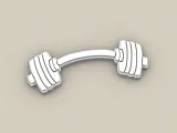 Badge Reel Topper Flat Back Weight lifting-2