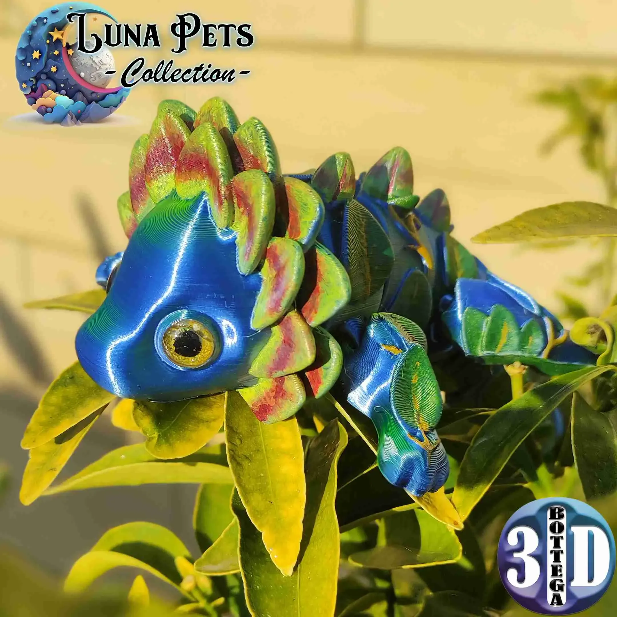 LUNA PETS COLLECTION - Sunflowern - articulated baby dragon