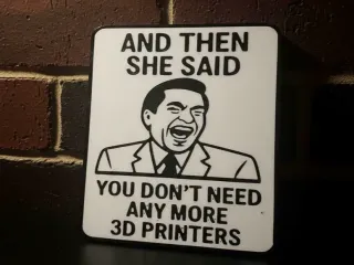 And then she said....