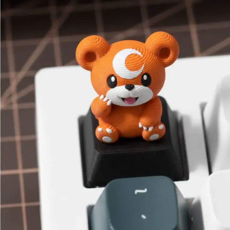 Teddiursa Pokemon keycap