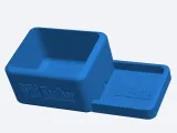 solid bar soap tray with scrubby dish -0