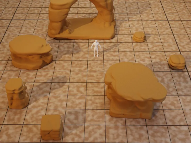 Sandstone Rock Terrain Pack