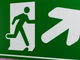 3D Printer Emergency Sign - Right Arrow Up-Right-2