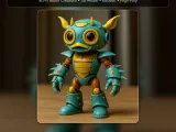Fantasy Toy Character Collection Kitbash High-Poly 3D Model-1