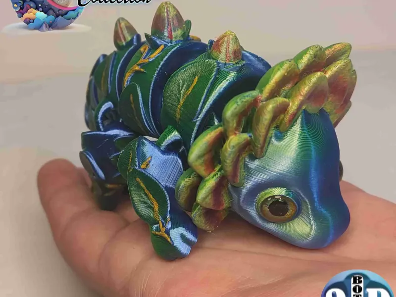 LUNA PETS COLLECTION - Sunflowern - articulated baby dragon