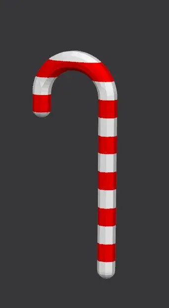 3D Printer Files | 3MF File | Christmas candy cane | Creality Cloud