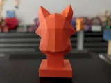 Geometric Fox Bust-3
