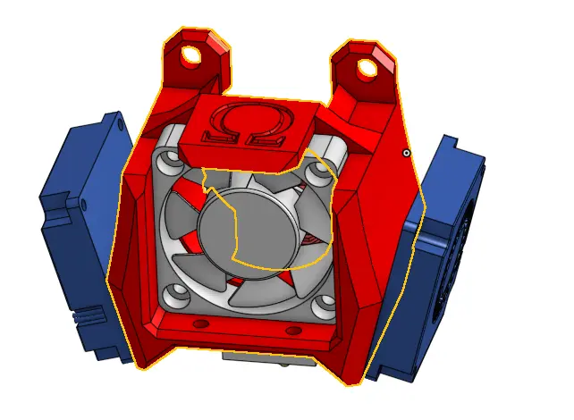 OMEGA Ender 3 Max fan duct