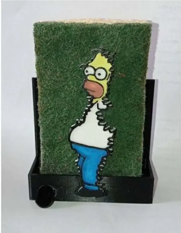 Homer , porte-éponge