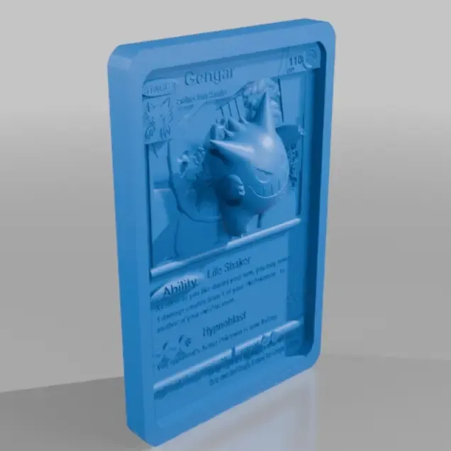 3d gengar card