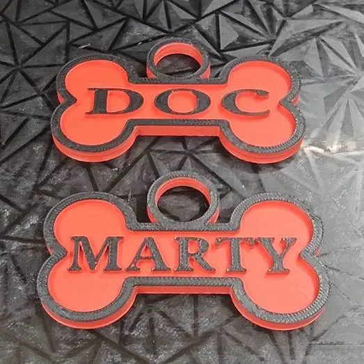 Dog Bone Tags