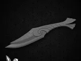 Ignite Knife Valorant Cosplay Prop-3
