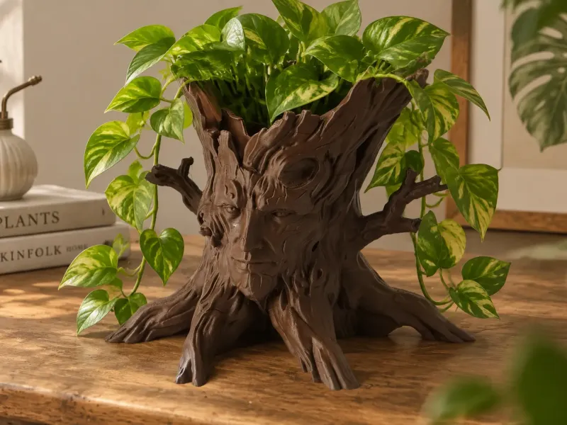 Ancient Tree Planter - Forest Spirit Flower Pot