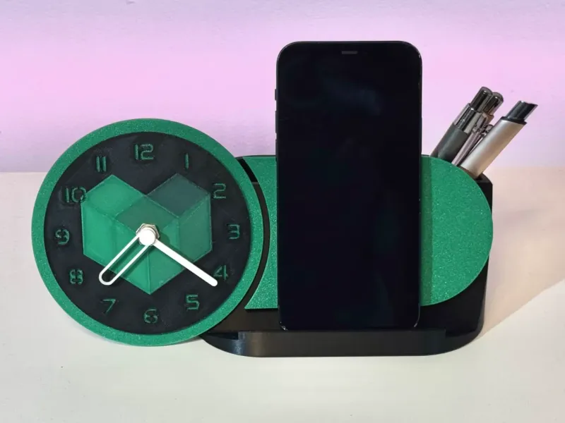 Desk Clock & Phone Holder & Pencil Box Creality Cloud