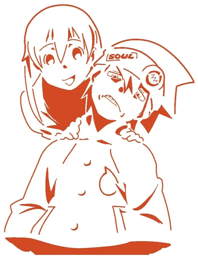 Estêncil do Soul Eater