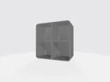 set box with compartments, thk 1,5mm, in size 30x30mm-0