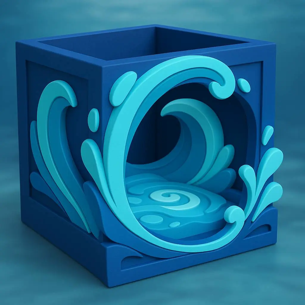 Water Element Display Box
