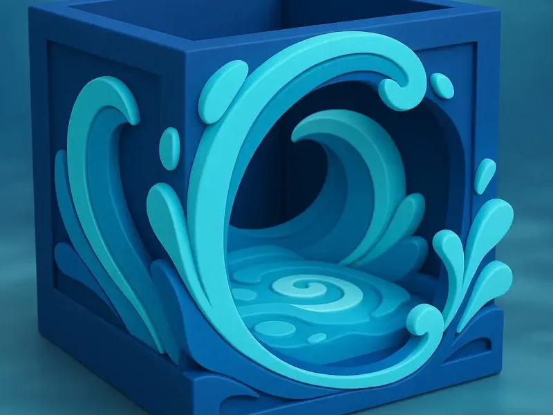 Water Element Display Box