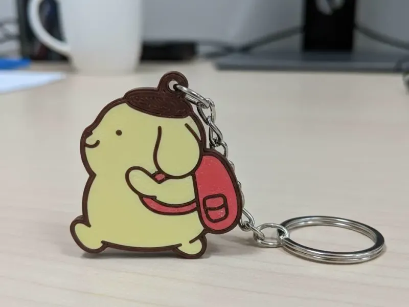 kEYCHAIN  POMPOMPURIN - sanrio 3