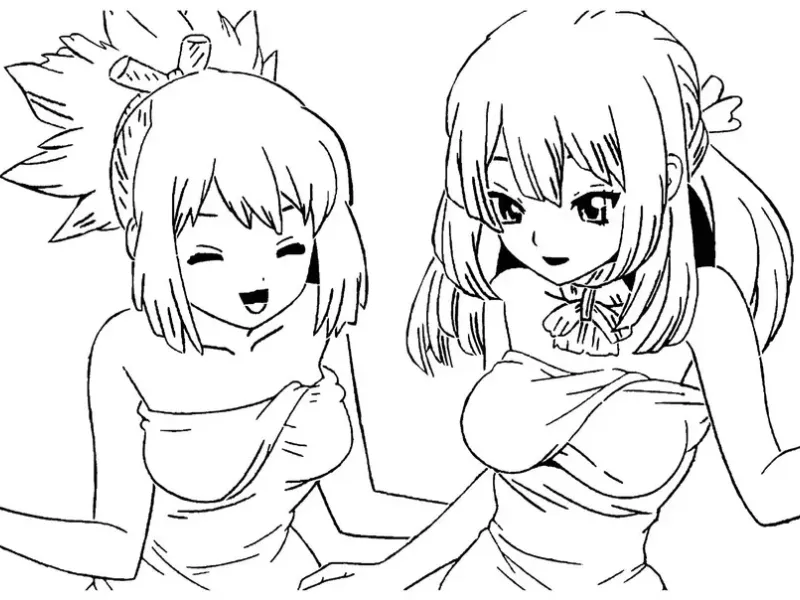 Kohaku and Ruri stencil