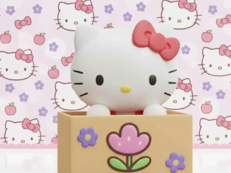 Hello kitty in box