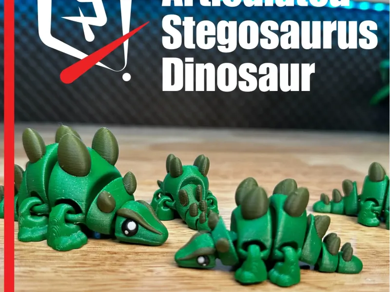 Articulated Stegosaurus Dinosaur