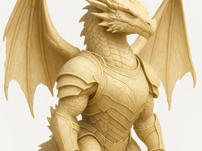 Dragon de armadura