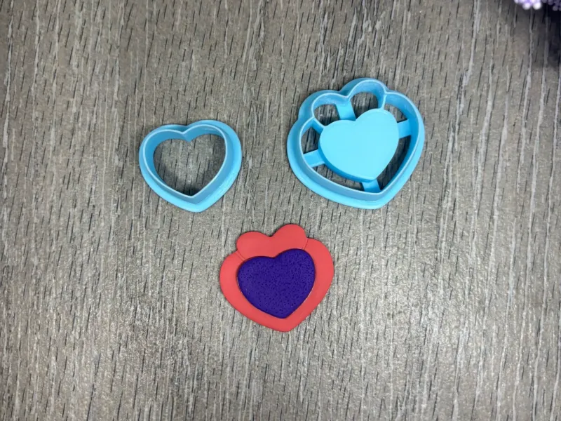 HEART CLAY CUTTER SET