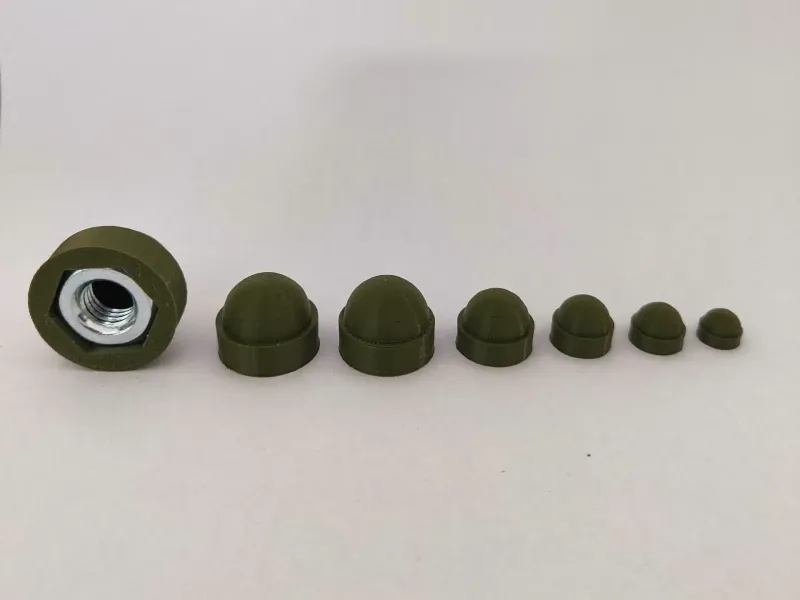 Nut Cap Set M3–M10 – Dome Hex Covers