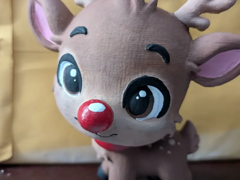 Rudolph, das Rentier mit der roten Nase, Cartoon