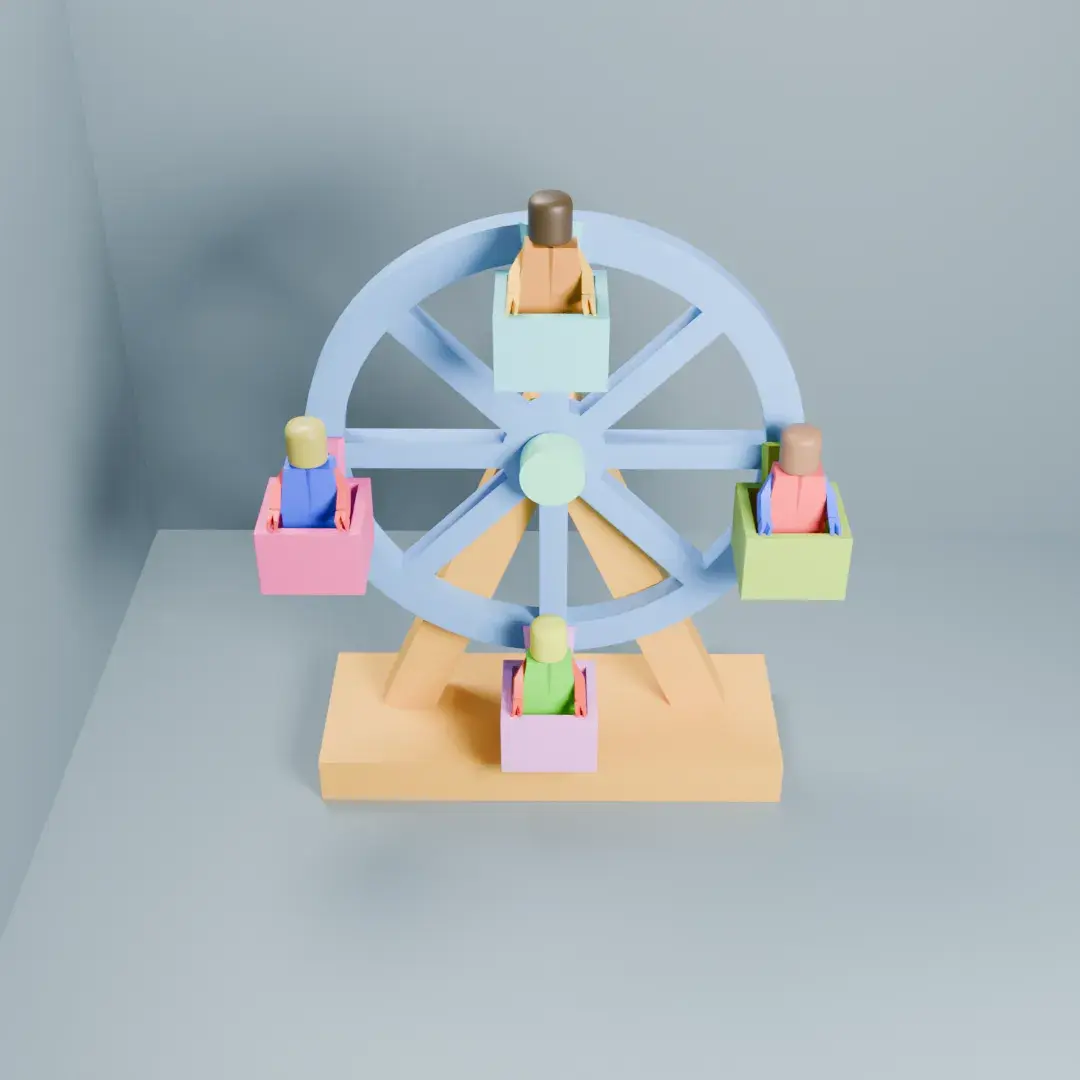 Ferris Wheel - Compatible with lego figures