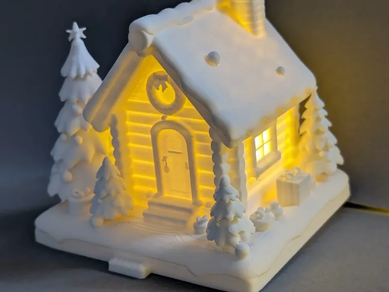Cozy Winter Cabin - Incense Burner & LED Holder