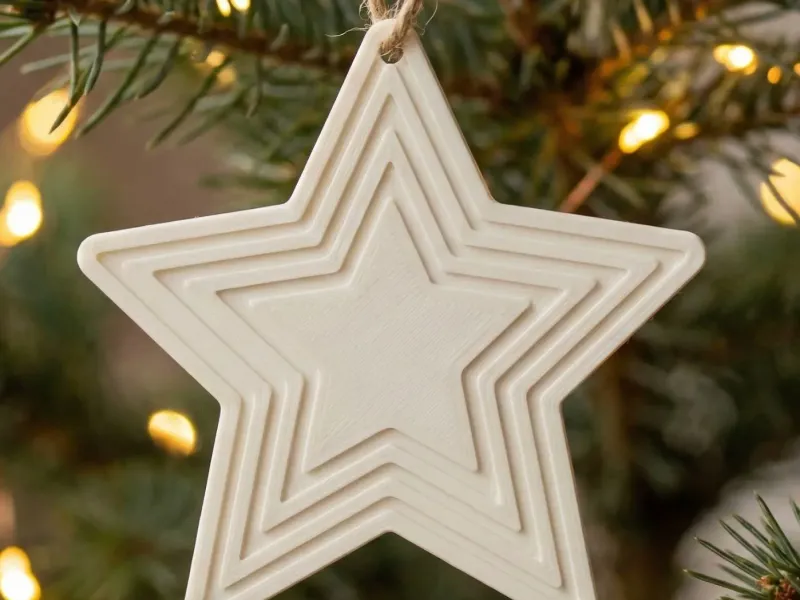 christmas star ornament