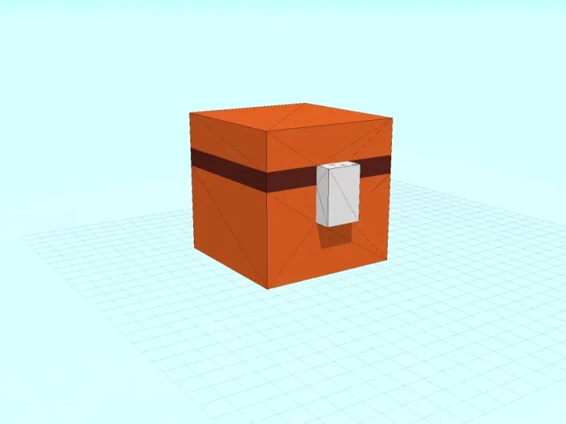 Coffre fermé Minecraft