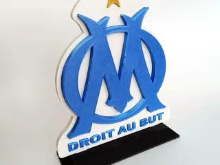Logo 3D Olympique de Marseille